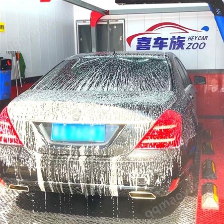 xcz008无接触式洗车机哪 家 好_喜车族_24小时全自动智能洗车设备