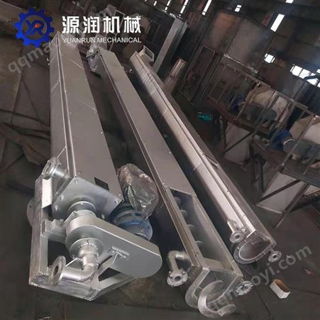 源润机械 加工定制污泥煤灰U型绞龙输送机 全密封结构