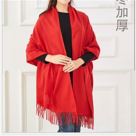 2021年會圍巾刺繡 同事聚會定制圍巾送溫情 云南圍巾廠