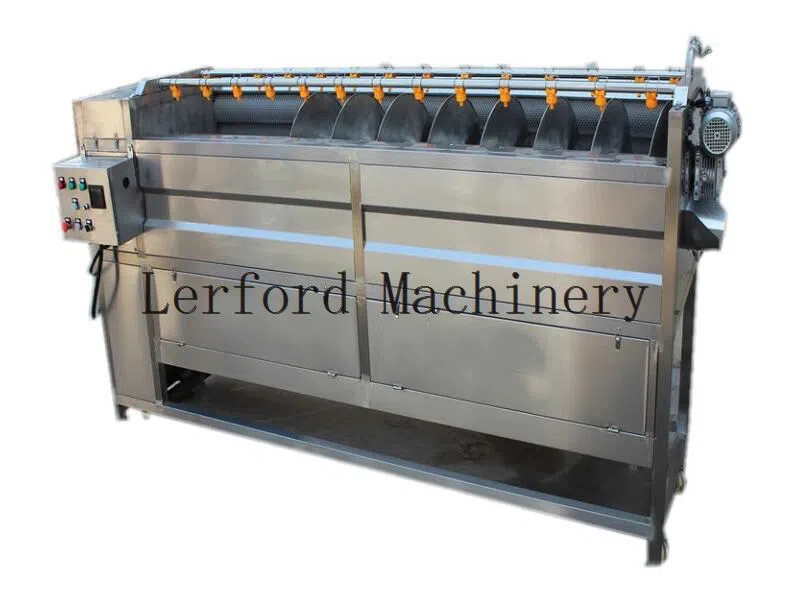 potato washing and peeling machine